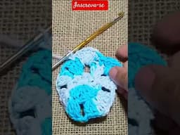 Linda flor rasteira de crochê #crochet