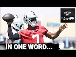 Geno Smith and Las Vegas Raiders in a single word