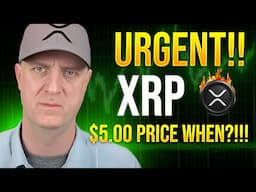 🚨XRP PRICE PREDICTION TO $5 00 BY WHEN?!🚨 You NEED TO SEE THIS NOW