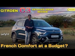 Most Comfortable Car Under 10 Lakhs.? | Citroen C3 1.2 NA Petrol | Tamil Review | Chakkaram