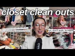 spring closet clean outs: decluttering clothes so you can buy more clothes