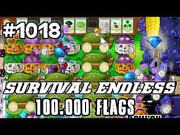 Plants vs Zombies Survival Endless 100000 Flags Part 1018 | 20340 - 20360 Flags