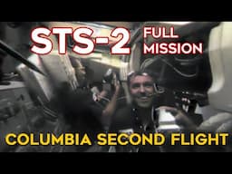 STS-2 Columbia Second Flight - Historical Footage, Full Mission, Narration, HD, Engle, Truly, 1981