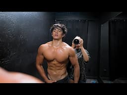 PUSH DAY VLOG | SHOULDERS AND CHEST RAW WORKOUT