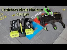 Battlebots Rivals Platinum Whiplash vs. Sawblaze review!