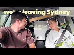 WE'RE LEAVING SYDNEY... 😢 | empty apartment tour & packing for Euro summer!