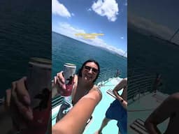 What a Private Catamaran in Oʻahu Looks Like 😍 | Things to do on Oahu, Hawaii #oahu
