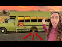 My Wheels Fell Off While Driving My Converted Bus in Mexico