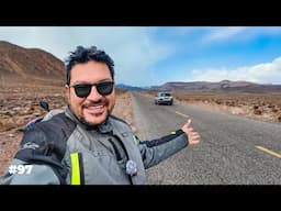 A Lucky Escape From A Snow Storm | Meymand To Yazd | Story 97 | Solo Bike Adventure