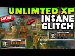 NEW INSANE UNLIMITED XP GLITCH IN LIBERTY FALLS BO6! BO6 AFK XP / GUMBALLS GLITCH!