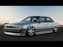 Beautiful Slammed 1999 BMW e38 728i
