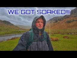 Camping in the UK's WETTEST place. We had to seek shelter!