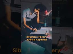 Judicial Aspirants conditions right now #shorts