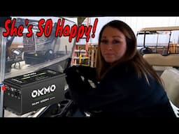 Her Golf Cart batteries SUCK...So I Upgraded Them!