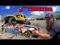 Brodozer Wrecks a Car and Diesel Dave Gets Wrecked by Devon Larratt