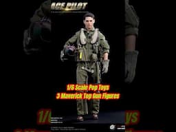 3 Top Gun 1/6 Scale Maverick Figures