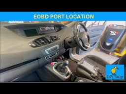 2016 Renault Scenic EOBD Port / Plug Location