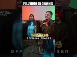 SARDAAR JI 3 (Teaser) Diljit Dosanjh | Neeru Bajwa | Manav Vij | Gulshan Grover | Jasmin | 27th June