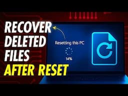 Lost Everything in a Reset!… and Still Got My Files Back!