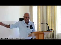 A talk by CT ZACHARIAH  to the students of Sri Sathya Sai University for Human Excellence