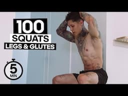 DO THIS 100 SQUAT HOME WORKOUT | BUILD GLUTES & LEGS