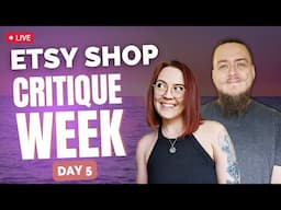 🟣 LIVE Free Etsy Shop Critiques by Business Coaches