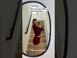 What I eat in a day 16 weeks pregnant - healthy and high protein 🍌🍓🥑 #shorts #pregnancy #pregnant