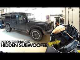 We built a sound system for the principal designer of the Ineos Grenadier
