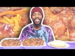 BLACK PEPPER SHRIMP SESAME CHICKEN MONGOLIAN BEEF AND CHEESECAKE MUKBANG 먹방 EATING SHOW BTS PREP