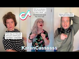 * NEW * KarenCassssss Funny Teacher Shorts Compilation 2024 | Best Karen Cassidy TikToks
