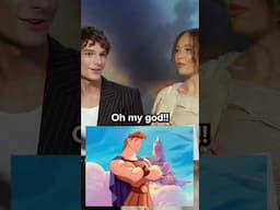 Mason Thames & Nico Parker want to star in a live action 'Hercules' movie💪⚡️ #shorts