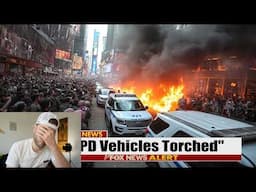 Protesters Torch Police Cars... as NYC Collapses