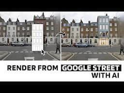 How to Turn Google Maps and CAD Drawings into Renderings with AI