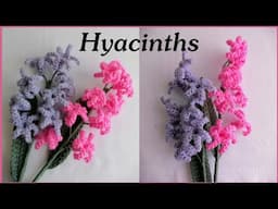 Crochet Hyacinths flowers 💖✨