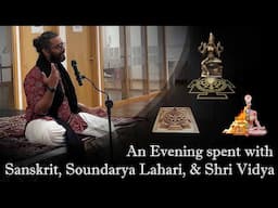 Journey through Sanskrit, Soundarya Lahari, Shri Yantra, and Shakti Within - Temple Talk in Scotland