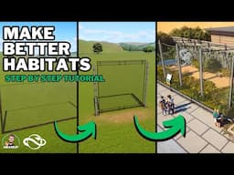 How YOU Can Make Better Planet Zoo Habitats - Barrier & Fencing Tutorial