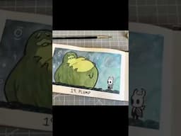 Drawing Grub father from #hollowknight