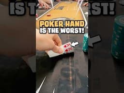 I hate this hand 🤮 #poker #shorts