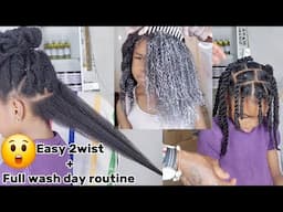 Easy Kids wash day routine with Twist.