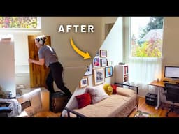 Setting up my Home Office (Creative & Cozy workspace)