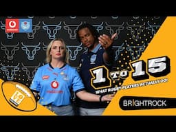 Stedman Gans is a master of the outside centre position! | 1 to 15: What rugby players actually do!