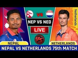 Live Netherlands vs Nepal Cwc League-2 Match-78 | Nep vs Ned Live Cricket | Today Cricket Match