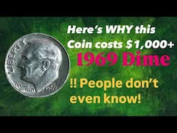 This Dime Could Be Worth $1,500! Rare 1969 Roosevelt Dime - Check Your Coins!
