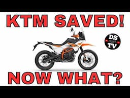 KTM Saved by Bajaj Auto - Now What?