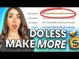 The 80/20 Rule: How I Doubled My Etsy Income By Doing LESS