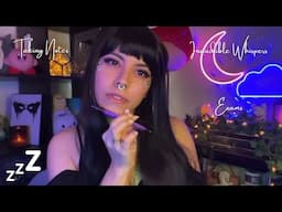 Luna Bloom ASMR Taking Notes + Whispers Compilation | Inaudible, Writing, Upclose Exam, Chaotic