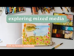 Loose & Vibrant Mixed Media Session | Finding My Artistic Voice