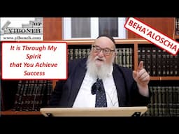Rav Yitzchak Breitowitz: It is Through My Spirit that You Achieve Success