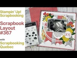 Scrapbook Layout # 367 (Stampin' Up! Scrapbooking)