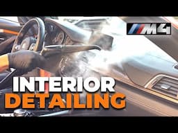 DEEP Cleaning the Interior of a BMW M4 - ASMR Car Detailing